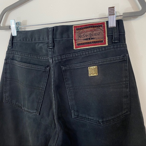 Yves Saint Laurent Black Vintage Jeans 